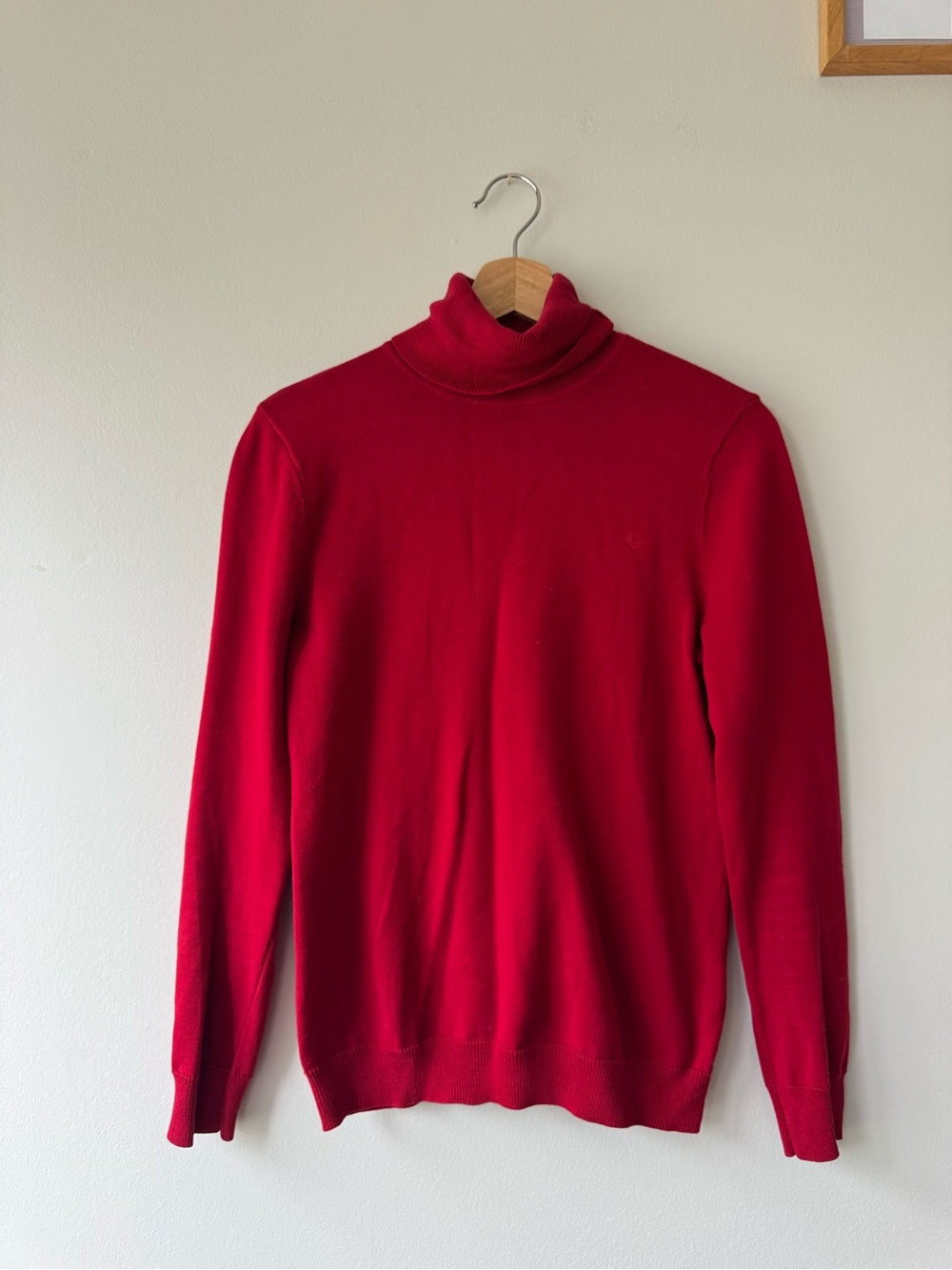 Ralph Lauren Red Women's Turtleneck Sweater